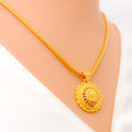 stunning-glistening-22k-gold-pendant-set