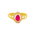 jazzy-sparkling-22k-gold-cz-ring