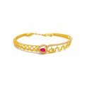 elegant-twinkling-22k-gold-cz-bangle-bracelet