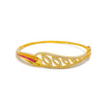 elevated-blooming-22k-gold-cz-bangle-bracelet