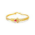 graceful-dazzling-22k-gold-cz-bangle-bracelet