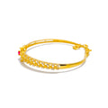 graceful-dazzling-22k-gold-cz-bangle-bracelet