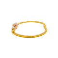 Luminous Signature 22k Gold Orb Flexi Bangle Bracelet 