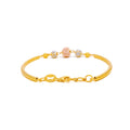 Luminous Signature 22k Gold Orb Flexi Bangle Bracelet 