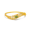 palatial-colorful-22k-gold-cz-bangle-bracelet