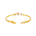 Luminous Signature 22k Gold Orb Flexi Bangle Bracelet 