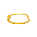 Luxurious Alluring 22k Gold Orb Flexi Bangle Bracelet 