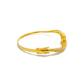 tasteful-glowing-22k-gold-cz-bangle-bracelet