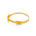 vibrant-lush-22k-gold-cz-bangle-bracelet