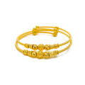 trendy-classic-22k-gold-adjustable-baby-bangle-pair