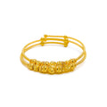 shiny-lush-22k-gold-adjustable-baby-bangle-pair