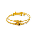 radiant-posh-22k-gold-adjustable-baby-bangle-pair