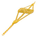 Distinctive Priceless 22k Gold Statement Bracelet