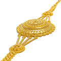 Opulent Lovely 22K Gold Medium Statement Bracelet