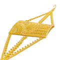 Captivating Ornamental 22k Gold Statement Bracelet