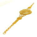 Opulent Lovely 22K Gold Medium Statement Bracelet