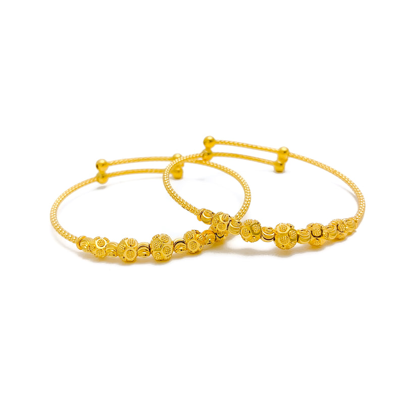 tasteful-beadwork-22k-gold-adjustable-baby-bangle-pair