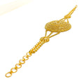 Decadent Flower 22K Gold Medium Statement Bracelet