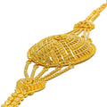 Impressive Grand 22K Gold Medium Statement Bracelet