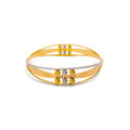 Magnificent Reflective 22k Gold Tasteful Bangle 