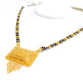 Rectangular Golden Elegant 22k Gold Mangal Sutra 
