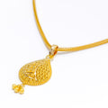 Lovely Pear 22k Gold Pendant