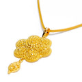 Magnificent Flower 22k Gold Pendant