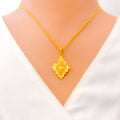 Reflective Alluring 22k Gold Necklace