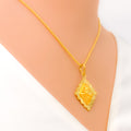 Reflective Alluring 22k Gold Necklace