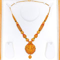 Decorative Laxmi 22k Gold Antique Necklace