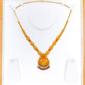 Ornate Antique 22k Gold Laxmi Necklace