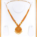 Intricate Filigree Work Antique 22k Gold Laxmi Necklace