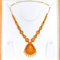 Impressive Maha Laxmi Antique 22k Gold Necklace