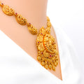 traditional-paisley-accented-oxidized-22k-gold-necklace