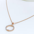 Bright Radiant Diamond + 18k Gold Necklace 