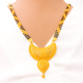 Captivating Striped Crescent 22k Gold Mangal Sutra 