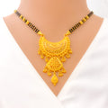 Refined Charming Layered 22k Gold Mangal Sutra 