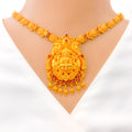 Traditional Antique Laxmi 22k Gold Necklace