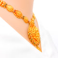 Decorative Laxmi 22k Gold Antique Necklace