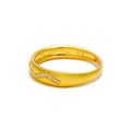 Delicate Delightful 18K Gold + Diamond Ring 