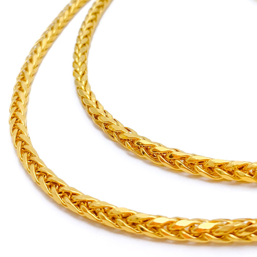 Extra Extra Thick Hollow Wheat Chain - 20"