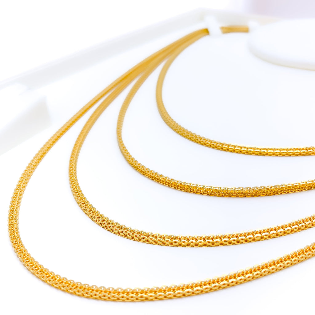 Flat Double Link Chain - 22