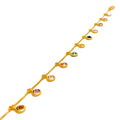 Noble Majestic 22k Gold CZ Bracelet 