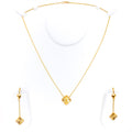 classic-petite-single-gold-clover-21k-necklace-set