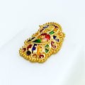 colorful-peacock-22k-gold-pendant-set