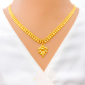 Delightful Dressy 22k Gold Heart Necklace 