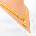 Delightful Dressy 22k Gold Heart Necklace 