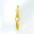tasteful-vibrant-21k-gold-hanging-earrings