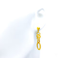 dazzling-ethereal-21k-gold-hanging-earrings
