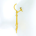 dangling-luscious-21k-gold-hanging-earrings